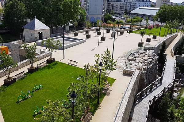 LES JARDINS DE L'ÉCOQUARTIER DES BERGÈRES À PUTEAUX